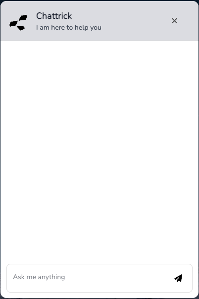 Chat Bubble Integration Open